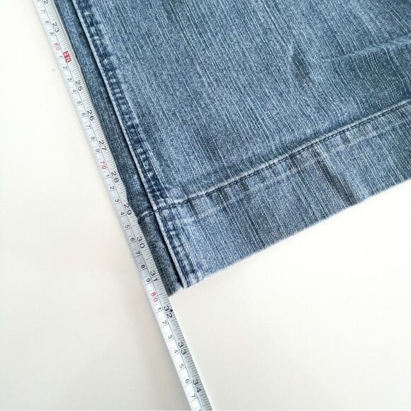 Reitmans Contrast Wide Leg Denim Trousers Blue Jeans Women's Size 5 NWT - Picture 7 of 9